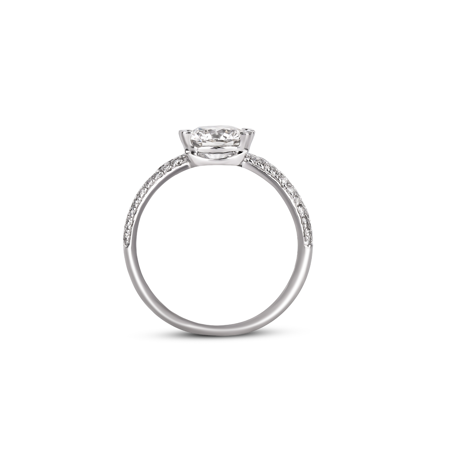 Diamond Ring 14kt White Gold
