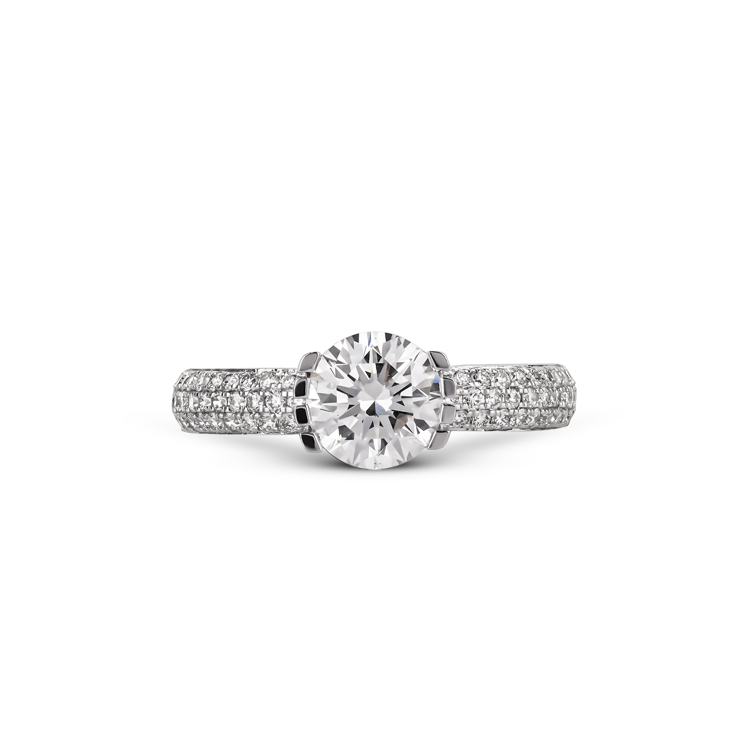Diamond Ring 14kt White Gold