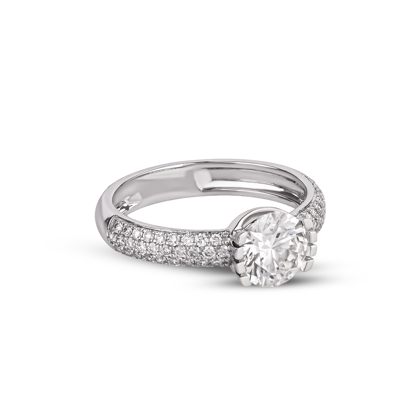 Diamond Ring 14kt White Gold