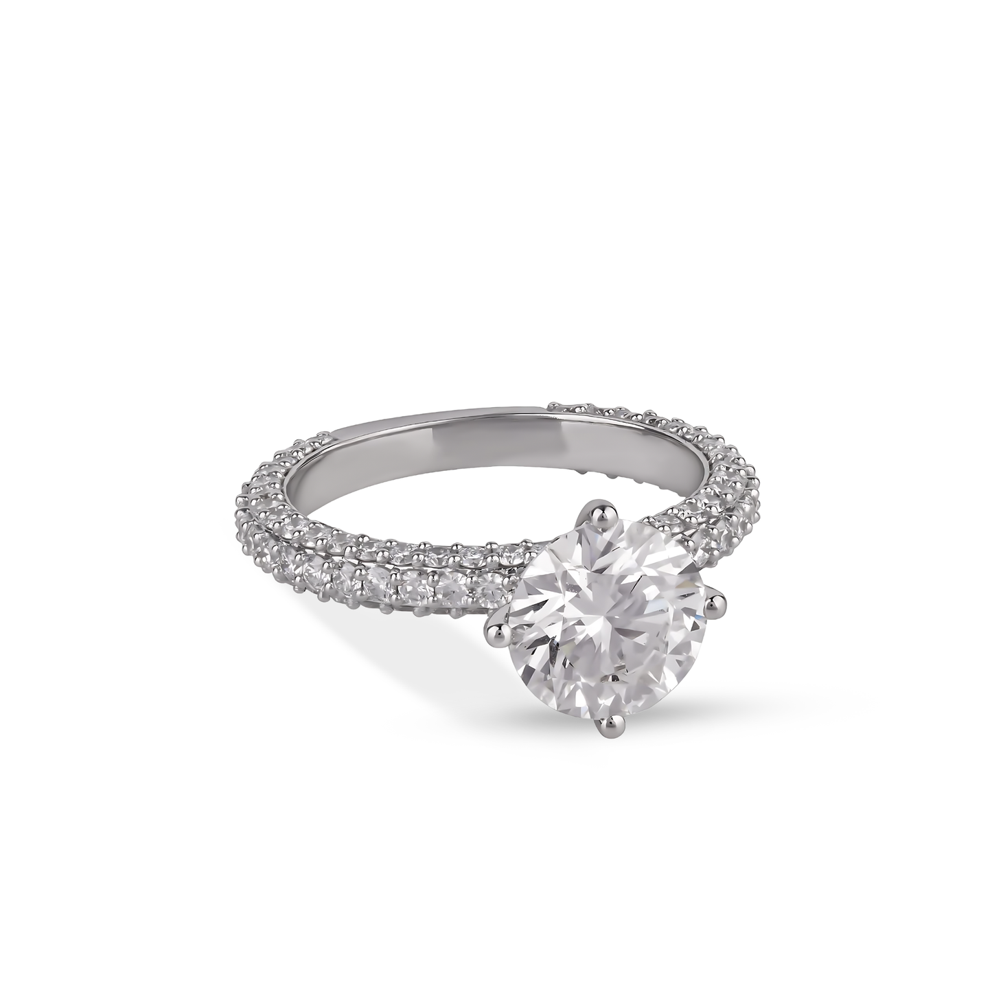 Diamond Ring 14KT White Gold