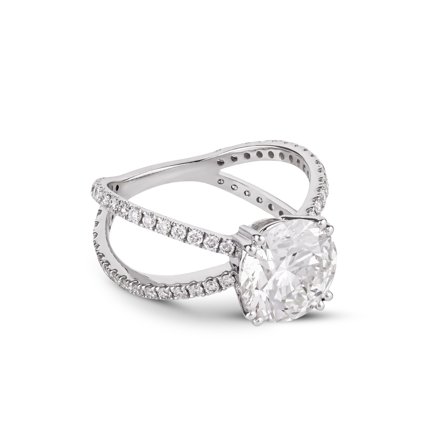 Diamond Ring 14kt White Gold