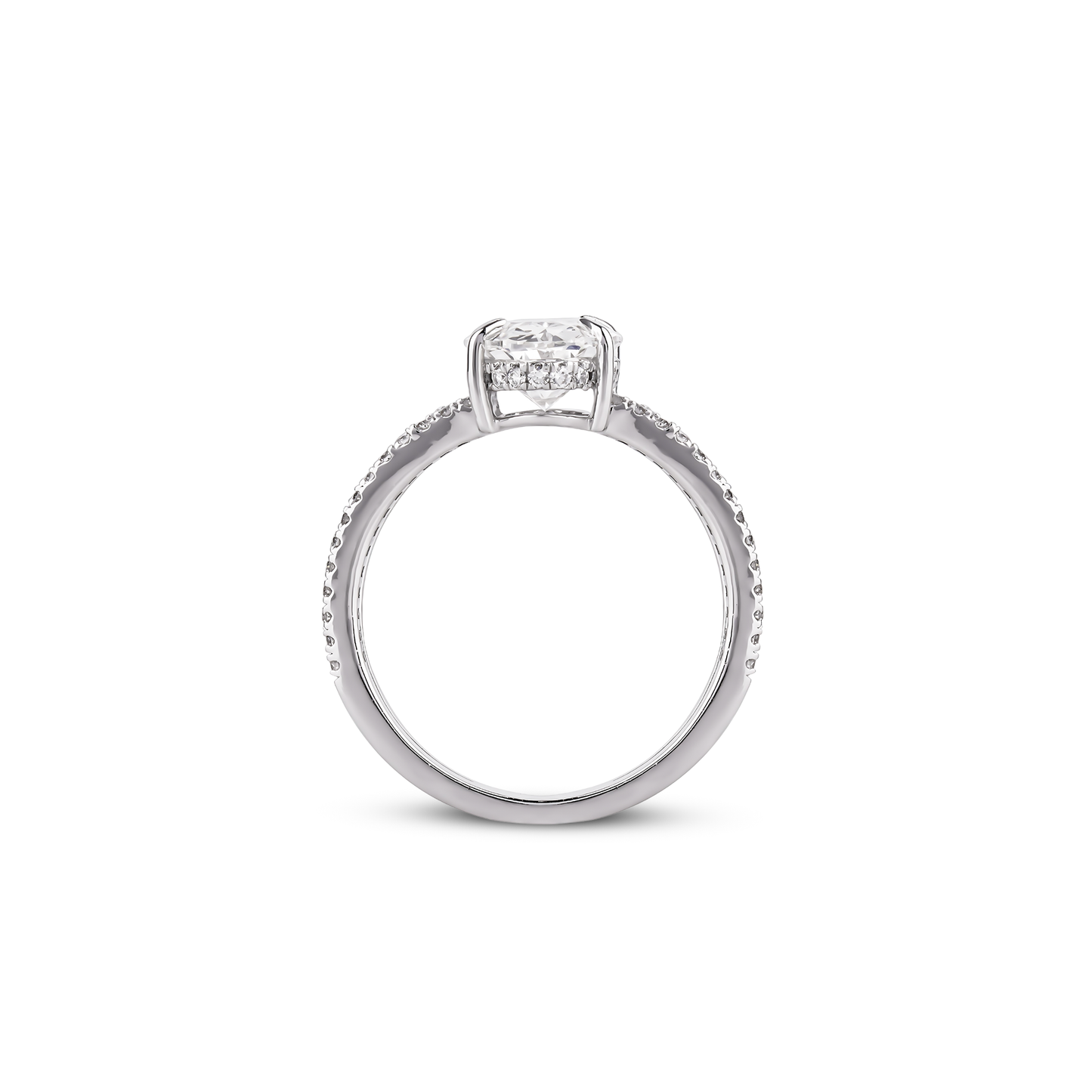 Diamond Ring 14kt White Gold