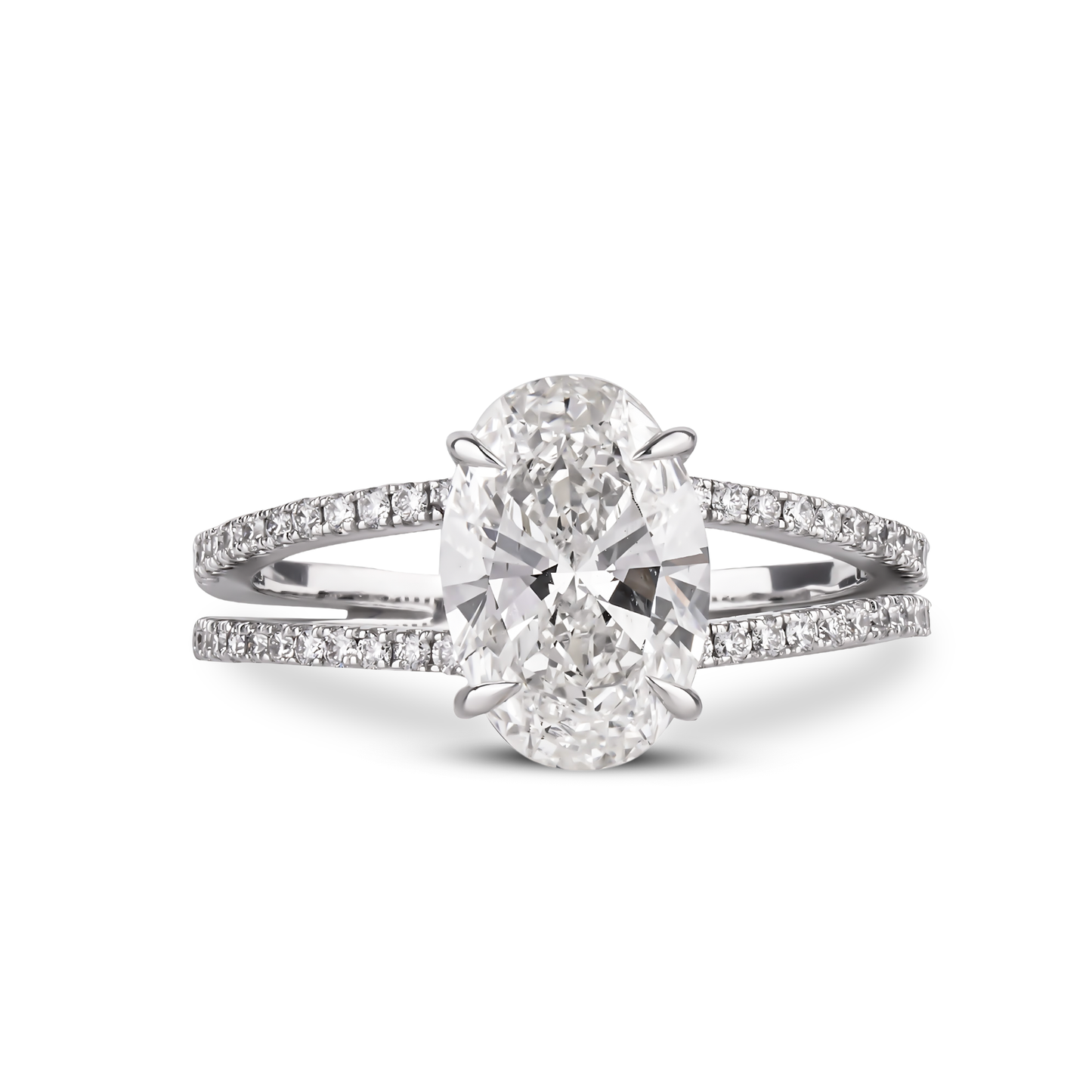Diamond Ring 14kt White Gold