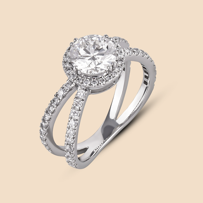 Diamond Ring 14kt White Gold