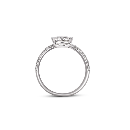 Diamond Ring 14kt White Gold