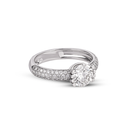 Diamond Ring 14kt White Gold