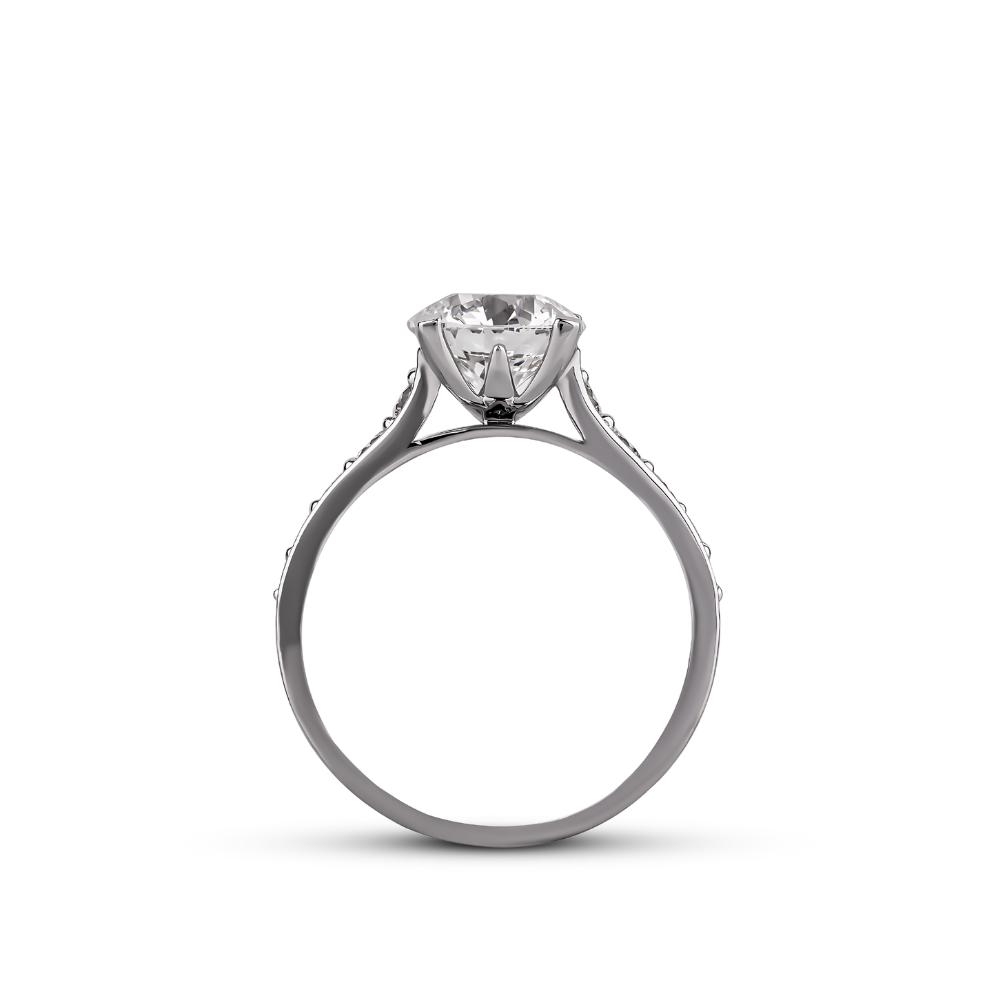 Diamond Ring 14KT White Gold