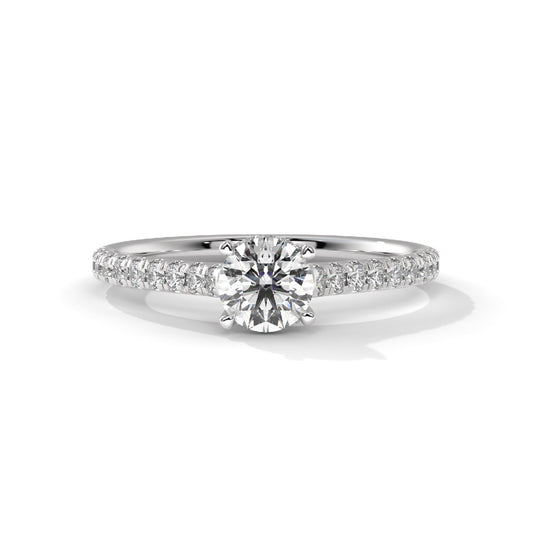 Diamond Ring 14KT White Gold