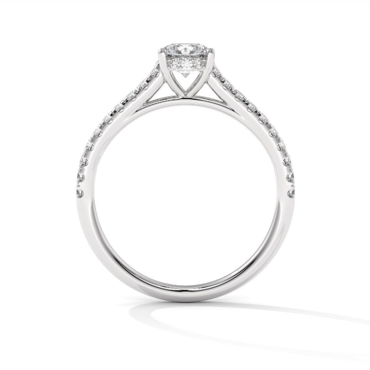 Diamond Ring 14KT White Gold