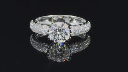 Diamond Ring 14kt White Gold
